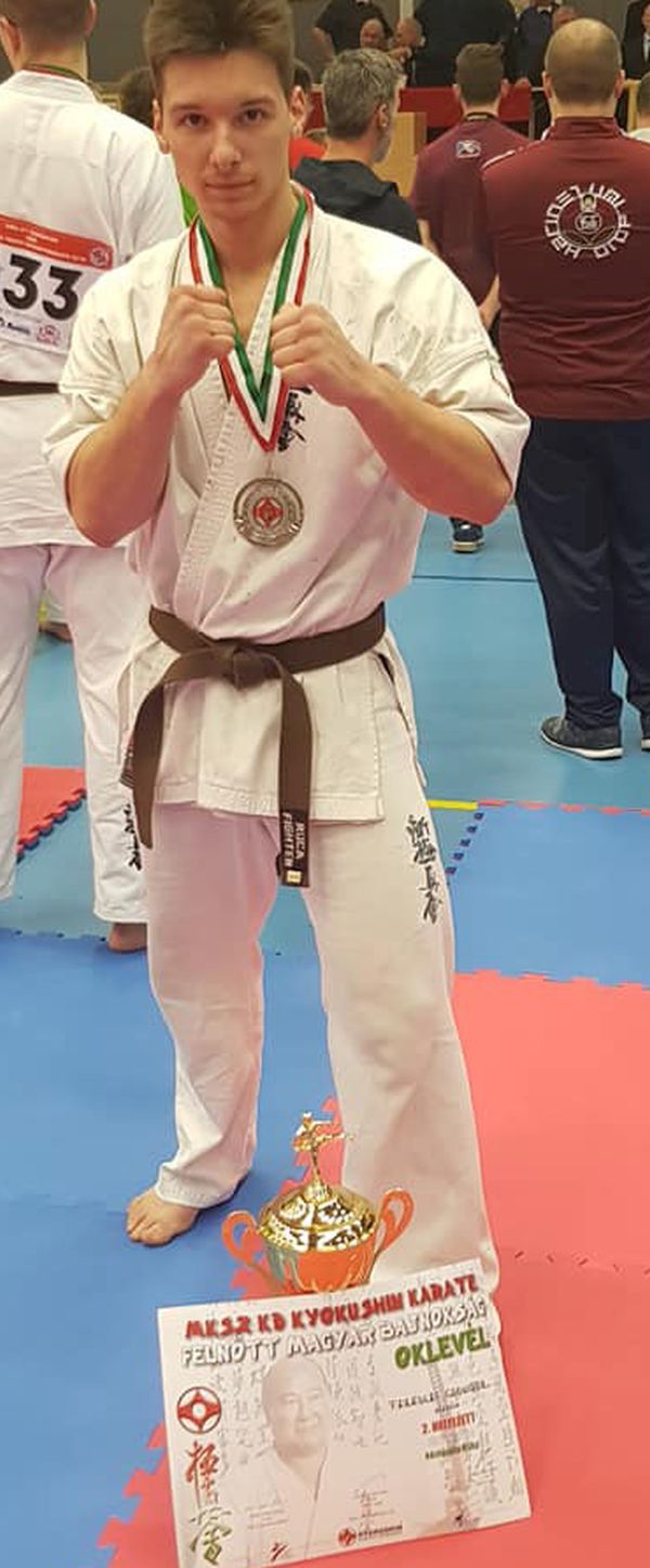 Ferenczi Csongor, a Waido Fight Academy versenyzője második lett a magyar bajnokságon